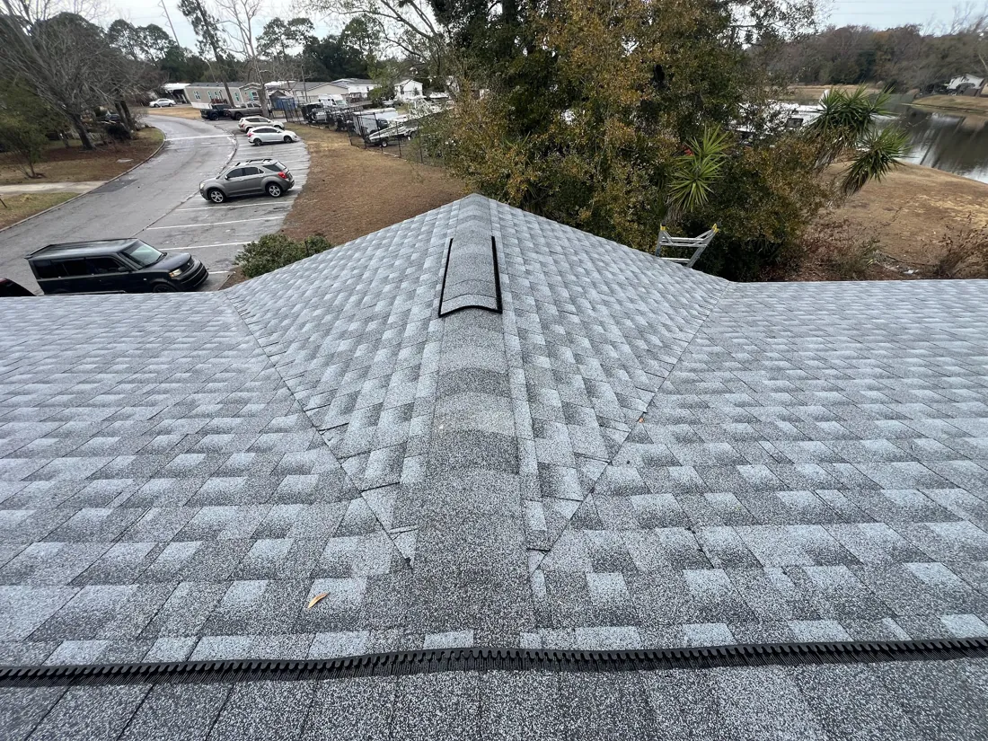 New architectural shingle roof installed by Icon Roofing Group in Central Florida